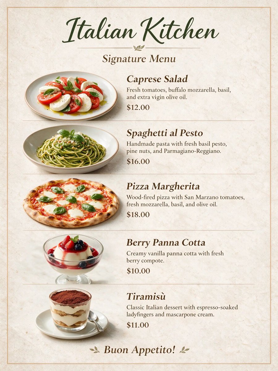 Seedream 5 image generator example showing a commercial poster layout