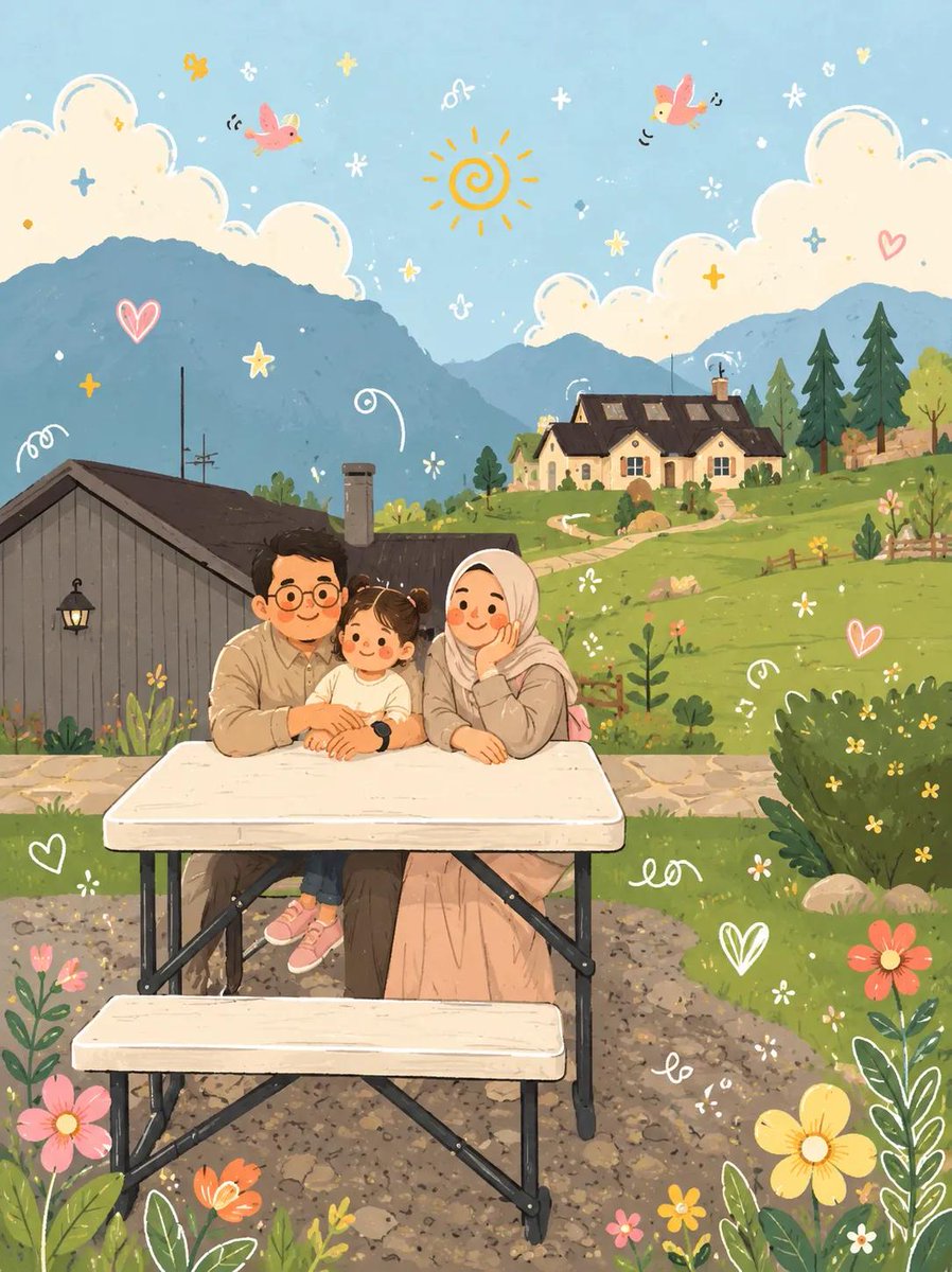 Seedream 5.0 Lite example showing a farm story illustration with children and animals